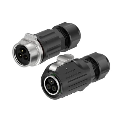 LP16 3PIN Industrial Waterproof Connector IP68 Quickly Plugging Aviation Connector Solder-Assembly M16 3PIN Circular Connector Fast Release Electrical Connector Female Plug&Male Socket - size: 3 Pin, style: Female Plug / Male Socket