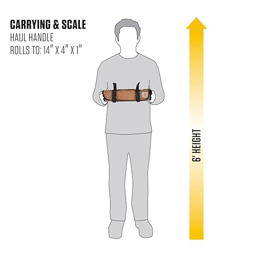 Carhartt 18 Pocket Utility Roll Gravel - color: Gravel, size: 18 Pocket