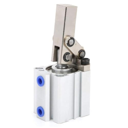 Walfront ALC Clamp Arm Lever Pneumatic Cylinder Double Acting Air Cylinder Without Magnetic Pneumatic Air Cylinders(ALC32), Cylinder