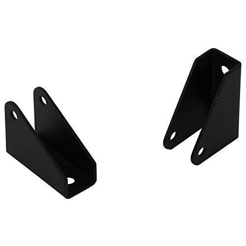 Homend 2Pcs Black Heavy Duty Steel Mounting Brackets for Linear Actuator 1Pair