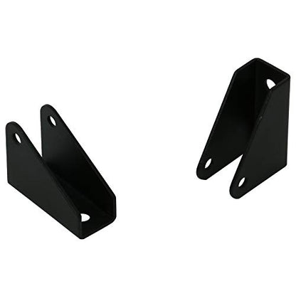 Homend 2Pcs Black Heavy Duty Steel Mounting Brackets for Linear Actuator 1Pair