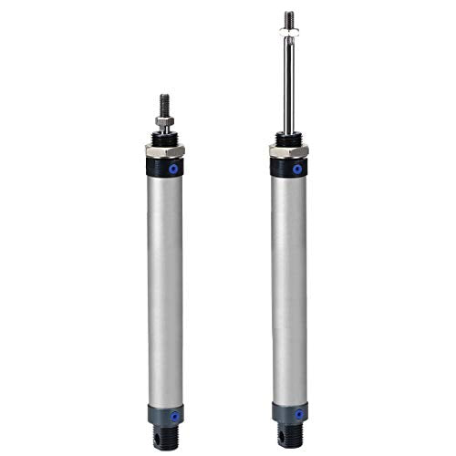 uxcell Pneumatic Air Cylinder MAL16 X 200,16mm Bore 200mm Stoke M6,Single Rod Double Action - size: 16 x 200mm