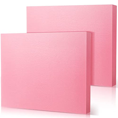 Fabbay 2 Pcs Pink XPS Foam Board 15" X 12" 2" Thick Rectangle Craft