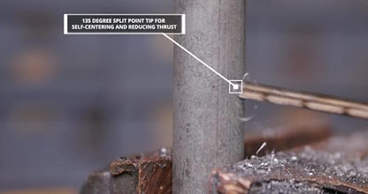 Drill America 3/16" Cobalt Stepped Point Drill Bit, GSC Series - size: 3/16 in
