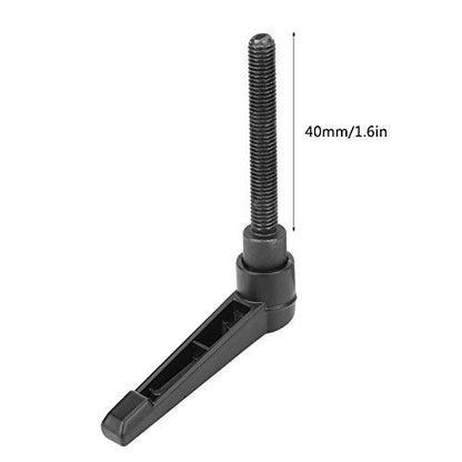 Hilitand 4PCS Male Thread Adjustable Handles, Metal Machine Knobs Adjustable Fixing Handle M5 Male Thread (Screw Rod Length-40MM)