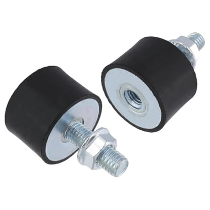 8 Pcs M8 Rubber Isolator Mounts Anti Vibration Silentblock Shock Absorber for Air Compressor Boat Water Pump - size: M8-1.18"x1.69"