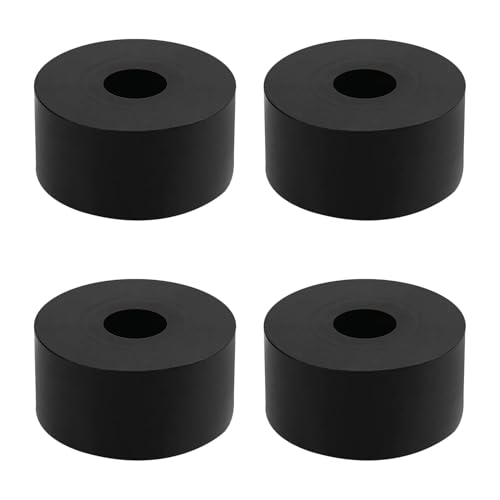 4 PCS Multi Purpose Rubber Spacer, 1-1/5" OD x 3/8" ID x 3/5" Thickness - size: 1-1/5" OD x 3/8" ID x 3/5" Thickness