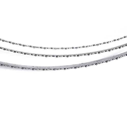 Imachinist S59121224 Bi-Metal 59-1/2-inch X 1/2-inch X 0.025-inch Bandsaw Blades for Cutting Soft Ferrous Metal (24TPI) - size: 24TPI