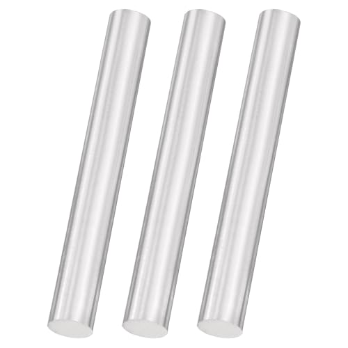 uxcell 3pcs 304 Stainless Steel Round Rods, 1/2" Dia x 4" Length Stainless Steel Metal Solid Shaft Rod Bar for Industry Use Metal Working Hobbies DIY Craft, Silver - size: 1/2" Dia x 4" Length