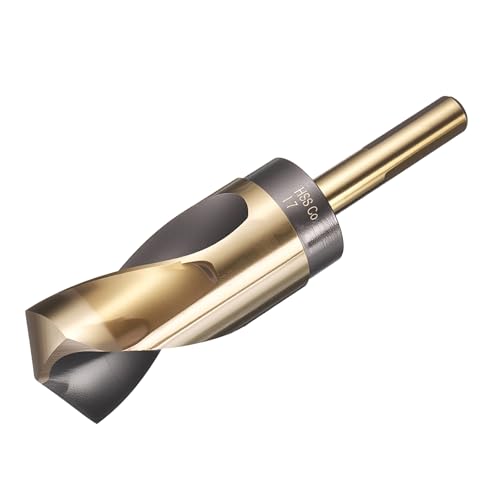 uxcell 1-7/16" Drill Bit 1/2" Reduced Shank 3-Flat M35 5% Cobalt HSS - size: 1-7/16" with 1/2" Shank