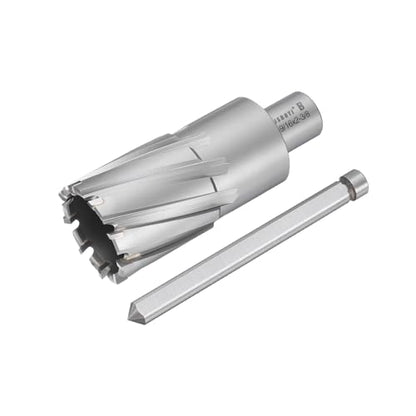 HARFINGTON Annular Cutter 1-9/16" Dia 2-3/8" Depth 3/4" Shank TCT Cutting Drill Bits with Pin for Magnetic Drill Press - size: 1-9/16" x 2-3/8"