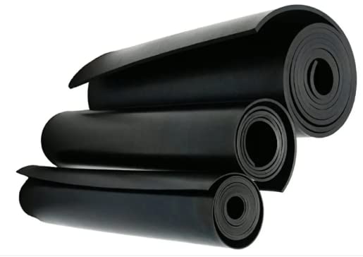 0.02" (0.5 mm) Thick - Santoprene Rubber Sheets and Rolls - Solid Rubber Sheets, Rolls & Strips for Gaskets Material, Weather Stripping, Flooring, Black…36" Wide (1, 36" x 20 ft) - size: 36" x 20 ft