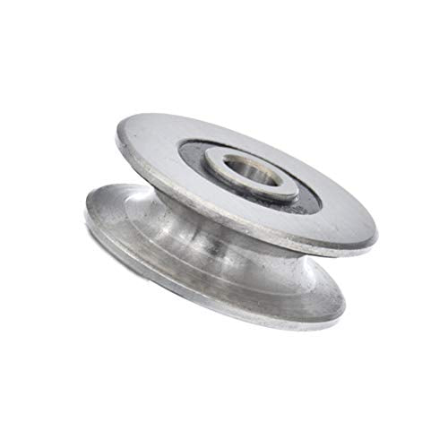 270kg/550 lbs Deep U Groove Ball Bearings Pulley,Metal Pulley Wheel Bearings Wheel Wire Rope Pulley for Lifting Guide, 8mm/0.3" Inner Dia (40mm/1.5inch) - size: 40mm/1.5inch