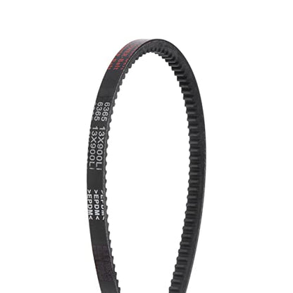 HARFINGTON 13x900 Cogged V-Belts AX Section Drive Raw Edge Belt 900mm Inner Girth 13mm Width 8mm Thickness EPDM for Power Transmission - size: 900mm