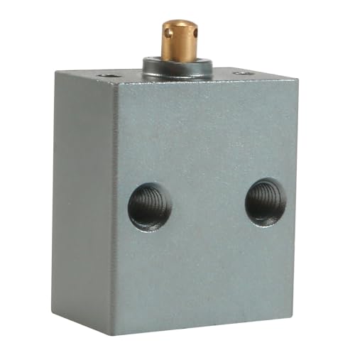 uxcell 2 Position 3 Way M5 Manual Handle Control Pneumatic Solenoid Mechanical Valve,S3B-M5