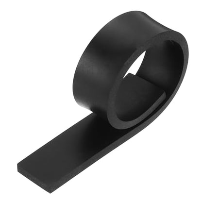 MECCANIXITY Solid Rubber Sheet 1/4" Thick x 1" Wide x 10" Long, Anti-Slip Neoprene Rubber Roofing Material for Gaskets DIY Material, Pads, Seal, Bumpers - size: 1/4" x 1" x 10"
