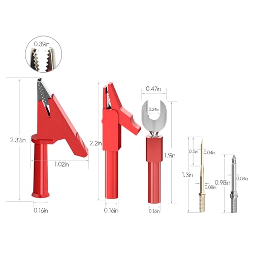 Goupchn 28PCS Multimeter Test Leads Kit for Electrical Testing - style: 28PCS