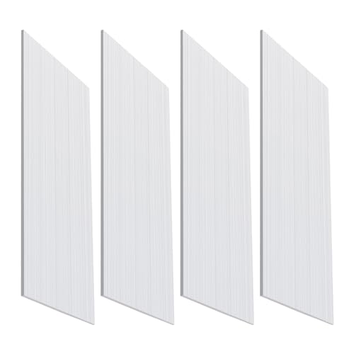 6061 Aluminum Flat Bar, 1/8" x 4" x 12" Rectangle Aluminum Bar Stock, T6511 Solid Mill Stock for Industrial Building, DIY Projects, Metal Crafting and Fabrication（4 Pcs ） - size: 1/8" x 4" x 12"