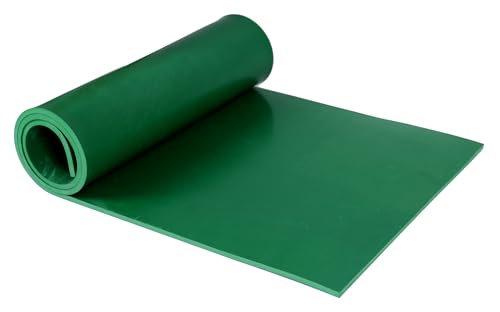 Neoprene Rubber Sheet Solid Rubber Strips Roll Mat PadInsulation High Temperature Rsistant for DIY Gaskets, Pads, Sealing, Cushion (Green, 12" X 36" X 3/16" (.187")) - color: Green, size: 12" X 36" X 3/16" (.187