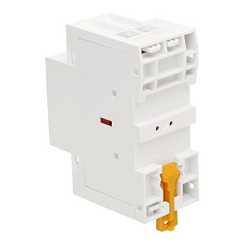 BAOMAIN 12V AC 2-Pole 63A Modular Contactor, 1NO1NC, DIN Rail Mount