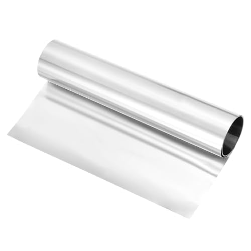 MECCANIXITY 301 Stainless Steel Foil Roll 0.08mmx150mmx1m Silver - size: 0.08mm x 150mm x 1m