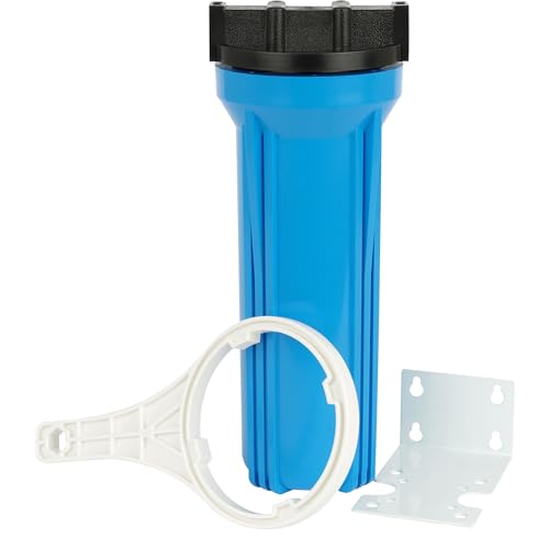 SpiroPure 10x2.5 Water Filter Housing Slim 10" Standard Housing 1/4" NPT - color: Blue