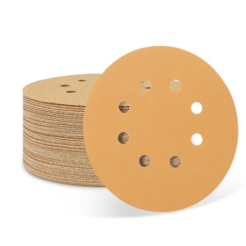 50 PCS 180 Grit 5 Inch 8 Hole Sanding Discs - style: 180 Grit,50-Pack