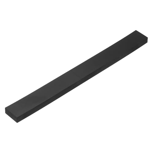 MECCANIXITY Solid Rubber Sheet 3/8" Thick x 1" Wide x 10" Long, Anti-Slip Neoprene Rubber Roofing Material for Gaskets DIY Material, Pads, Seal, Bumpers - size: 3/8" x 1" x 10"