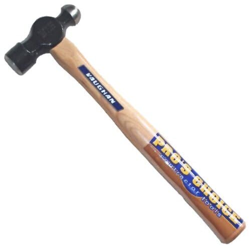 Vaughan 154-30 12-oz Commercial Ball Pein Hammer with 12" Hickory Handle (TC2012)