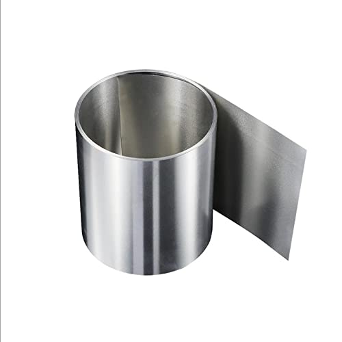 Stainless Steel Shim Stock, 304 Stainless Steel Shim Stock Roll, Full Hard Temper, 50" Long x 6" Wide x 0.003" Thick - size: 50" Long x 6" Wide x 0.003"
