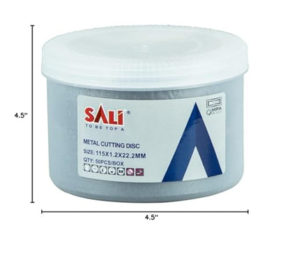 SALI 50 Pack Cut Off Wheel 4 1/2 Inch Cutting Wheels 4-1/2" x 3/64" x 7/8" for Metal & Stainless Steel, Angle Grinder Cutting Wheel,Cutting Discs with Aggressive Cutting