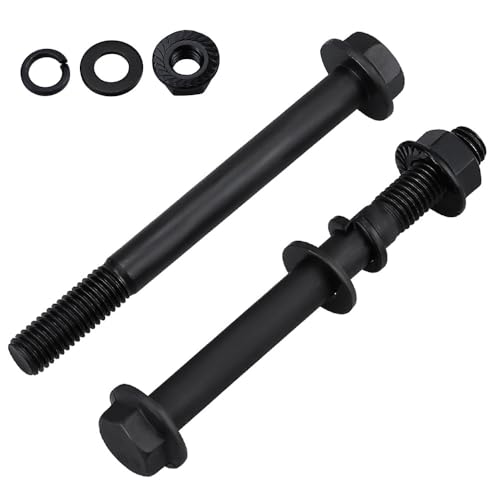 10 Sets M8-1.25 x 80mm Flange Hex Bolt with Flange Nuts and Flat & Lock Washers Assortment Set, 10.9 Grade Alloy Steel, Serrated, for Automotive Repair & Machinery Projects, Glvaner - size: M8-1.25 x 80mm
