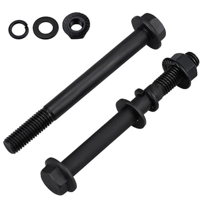 10 Sets M8-1.25 x 80mm Flange Hex Bolt with Flange Nuts and Flat & Lock Washers Assortment Set, 10.9 Grade Alloy Steel, Serrated, for Automotive Repair & Machinery Projects, Glvaner - size: M8-1.25 x 80mm