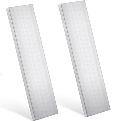 2 Pcs 3/8"(10mm) x 3"(75mm) Aluminum Flat Bar 12" Long Aluminum Plate - size: 3/8" x 3"