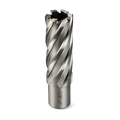Annular Cutter JESTUOUS 3/4 Inch Weldon Shank 7/8 Cut Dia 2 Cut Depth