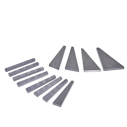 kimllier 12Pcs Angle Gauge Block Set, Accuracy Steel Machinist Tool 1/4 to 30 Degree with Box