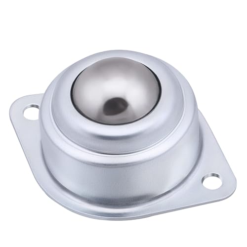 XiKe Ball Transfer Unit, 1/2 Inch Ball, Carbon Steel, 4 Pack - size: 18 pounds load ＆ 1/2" ball diameter
