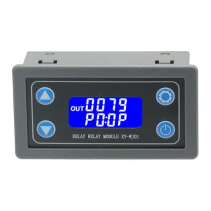 DC 6~30V 12V Timer Switch LED Digital Time Delay Relay Module Programmable Timer Relay Control Switch Timing Trigger Cycle,12V Time Relay