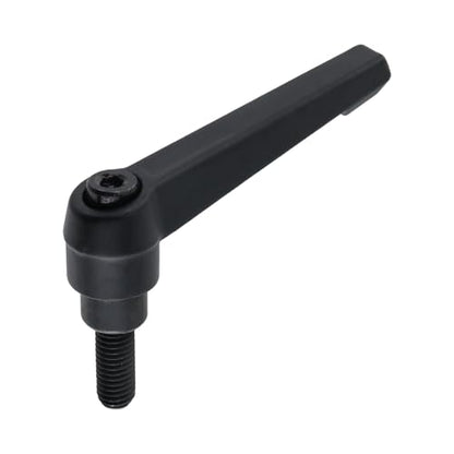 Clamping Lever Handles M8 x 20mm Push Button Ratchet Lever Male Threaded Stud Adjustable Handles Hand Knobs Rotating Screw Handles Bolts with Locking Lever -4pcs - size: M8 x 20mm