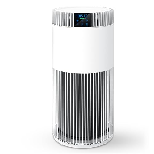 Air Purifier for Home Large Room 2500 Ft² with Washable Filters, Pet Air Purifier for Bedroom with PM2.5 Sensor, 20dB Sleep Mode, 360° Purification,12H Timer,Remove Dust, Odor, Smoke,White - size: PA123