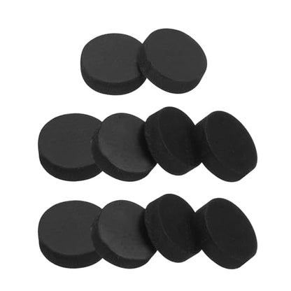 PATIKIL Rubber Solid Discs Washers 10mm OD x 3mm Thick 10 PCS - size: 10mm x 3mm