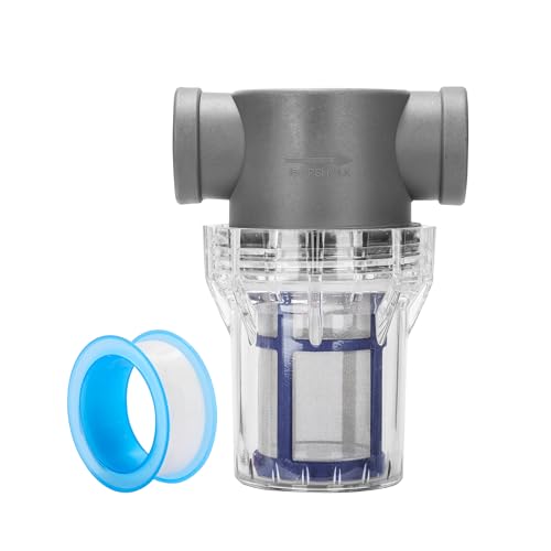 3/4'' Female NPT in-Line Strainer - Garden Hose Filter for High Pressure Washer, Sediment Filter with 100 Mesh Stainless Steel Screen (3/4'' 100 Mesh) - style: 3/4'' 100Mesh