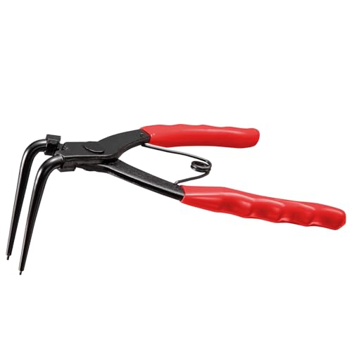 Toolwiz Snap Ring Pliers Heavy Duty, 90 Degree Internal Circlip Pliers, Red
