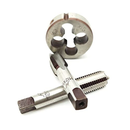 AtticZone M12 x 1.5 Metric Hand Thread Tap and Die Set, Right Hand - size: M12x1.5