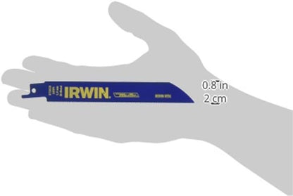 IRWIN Tools Metal Cutting Reciprocating Saw Blade, 6-Inch, 18 TPI (372618) - size: 6", style: 18TPI / 18TPI / 1-count