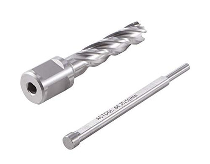 1/2" Diameter × 2" Depth of Cut HSS ANNULAR Cutter with 3/4'' Weldon Shank - size: 1/2'' x 2''