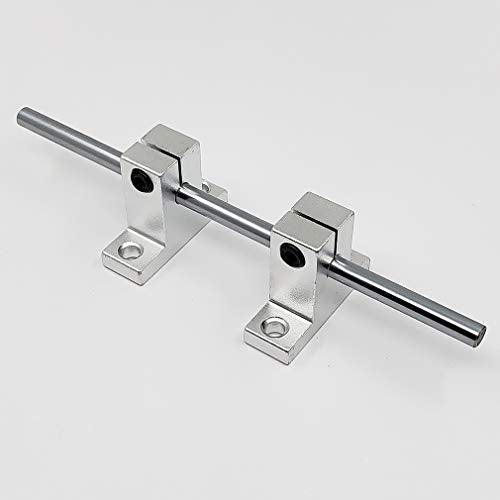 2PCs SK20 Linear Shaft Support ID20mm Aluminum Mounting Bracket for Diameter 20mm Linear Motion Rod - size: SK20(2pcs), style: Pillow style