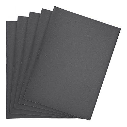 uxcell 360 Grits Sanding Sheets 9-inch x 11-inch Wet Dry Silicon Carbide Sandpaper for Wood Furniture Metal Polishing 5pcs - style: 360 Grit