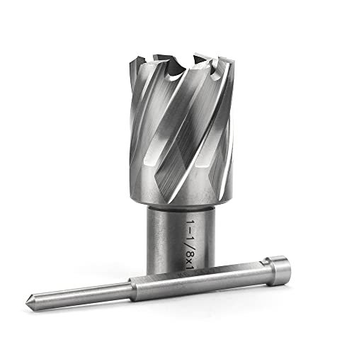 OSCARBIDE 1-1/8" x 1" HSS Annular Cutter 3/4" Weldon Shank Mag Drill Bit