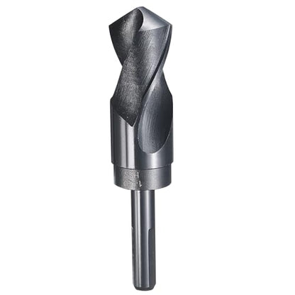 HARFINGTON 1-9/32" Drill Bit 1/2" Reduced Shank 3-Flat 4241 HSS 118° - size: 1-9/32" with 1/2" Shank